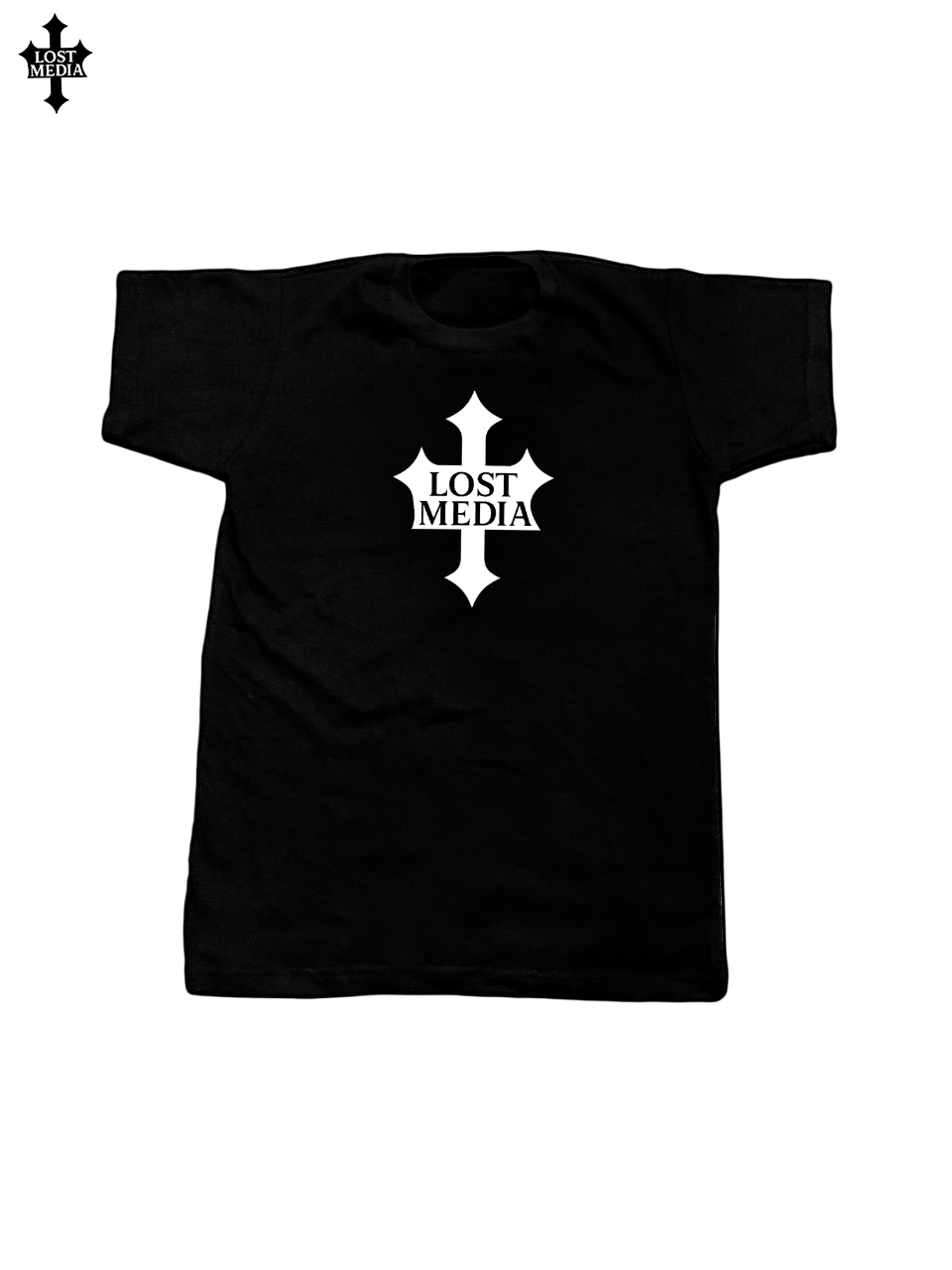 "lost media" Logo Tee
